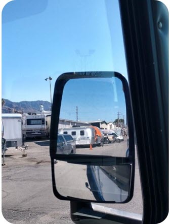 rv mirror bumped